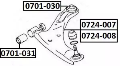 Подвеска ASVA 0701-030