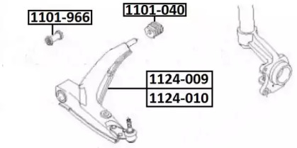 Подвеска ASVA 1101-040