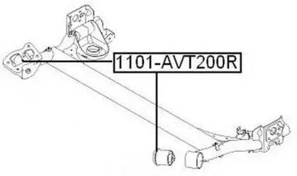 Подвеска ASVA 1101-AVT200R