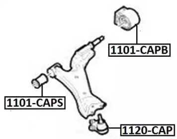 Подвеска ASVA 1101-CAPS