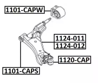 Подвеска ASVA 1101-CAPW