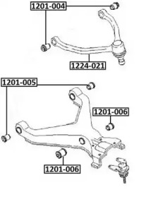 Подвеска ASVA 1201-004