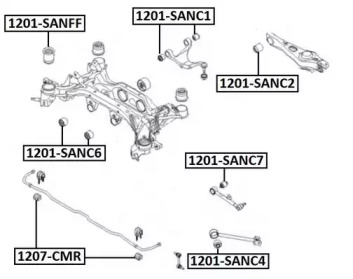 Подвеска ASVA 1201-SANC6