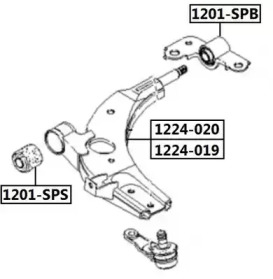 Подвеска ASVA 1201-SPB