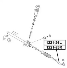 Шарнир ASVA 1221-26L