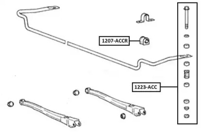 Стойка ASVA 1223-ACC