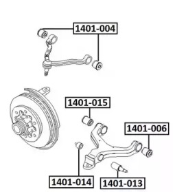 Подвеска ASVA 1401-004