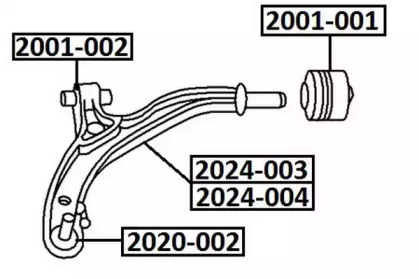 Подвеска ASVA 2001-001