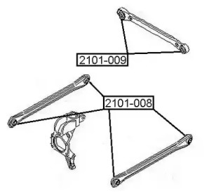 Подвеска ASVA 2101-008