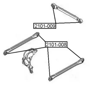 Подвеска ASVA 2101-009