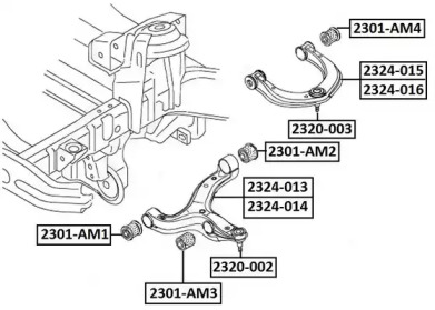 Подвеска ASVA 2301-AM2