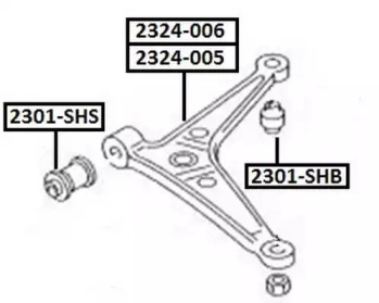 Подвеска ASVA 2301-SHB