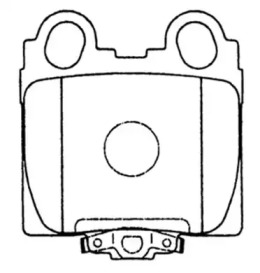 Комплект тормозных колодок ASVA AKD-1421