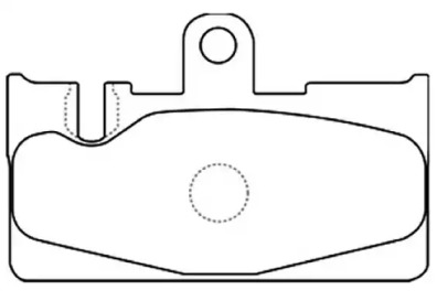 Комплект тормозных колодок ASVA AKD-1456