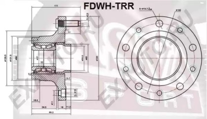 Ступица колеса ASVA FDWH-TRR