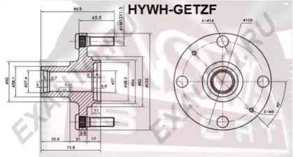 Ступица колеса ASVA HYWH-GETZF