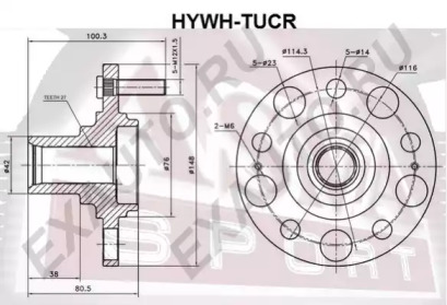 Ступица колеса ASVA HYWH-TUCR