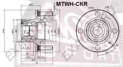 Ступица колеса ASVA MTWH-CKR