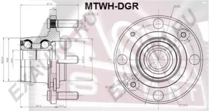 Ступица колеса ASVA MTWH-DGR