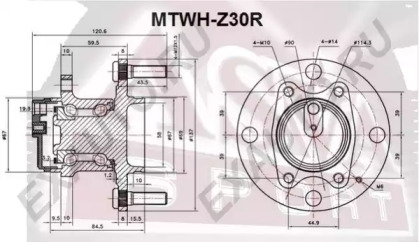 Ступица колеса ASVA MTWH-Z30R