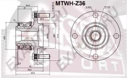 Ступица колеса ASVA MTWH-Z36