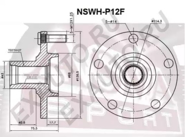 Ступица колеса ASVA NSWH-P12F