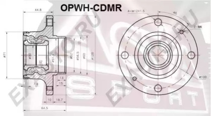 Ступица колеса ASVA OPWH-CDMR