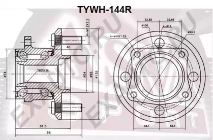 Ступица колеса ASVA TYWH-144R