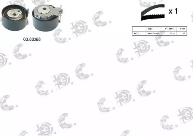 Комплект ремня ГРМ AUTOKIT 04.5111