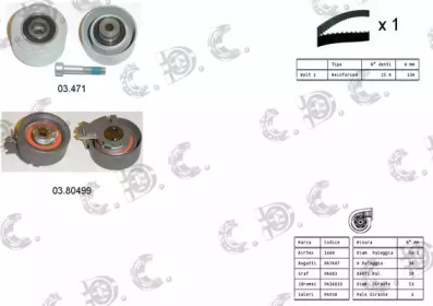 Ременный комплект AUTOKIT 04.5112PA