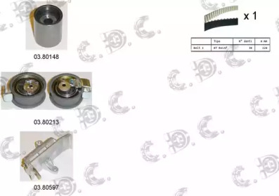 Ременный комплект AUTOKIT 04.5140C