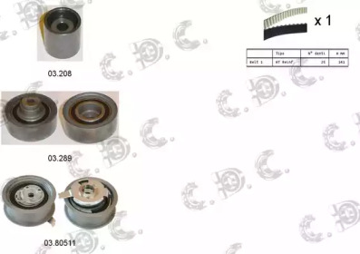 Комплект ремня ГРМ AUTOKIT 04.5142