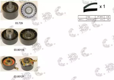 Комплект ремня ГРМ AUTOKIT 04.5219