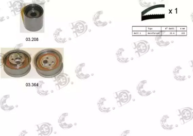 Комплект ремня ГРМ AUTOKIT 04.5239