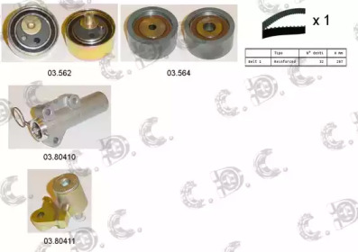 Комплект ремня ГРМ AUTOKIT 04.5267