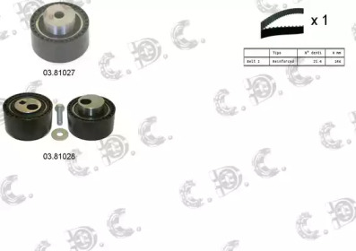 Ременный комплект AUTOKIT 04.5272