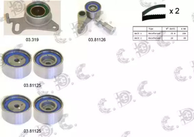 Комплект ремня ГРМ AUTOKIT 04.5281