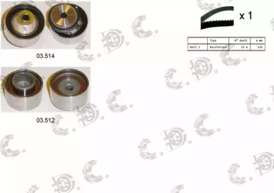 Комплект ремня ГРМ AUTOKIT 04.5331