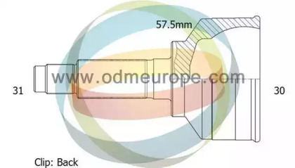 Шарнирный комплект, приводной вал ODM-MULTIPARTS 12-011965