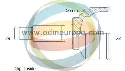 Шарнирный комплект, приводной вал ODM-MULTIPARTS 12-060104