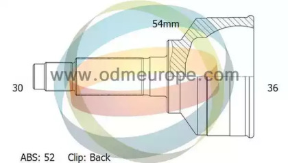 Шарнирный комплект ODM-MULTIPARTS 12-080659