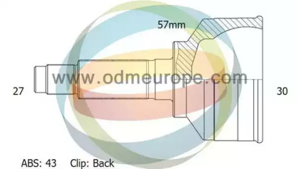 Шарнирный комплект, приводной вал ODM-MULTIPARTS 12-080695