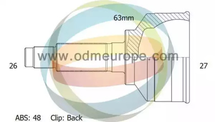 Шарнирный комплект ODM-MULTIPARTS 12-090260