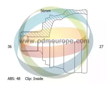 Шарнирный комплект ODM-MULTIPARTS 12-151671