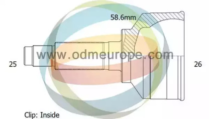 Шарнирный комплект ODM-MULTIPARTS 12-161948