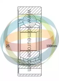 Шарнир, продольный вал ODM-MULTIPARTS 12-226003