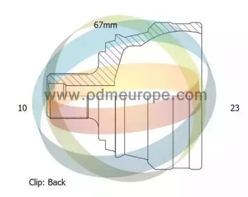 Шарнирный комплект ODM-MULTIPARTS 12-271652