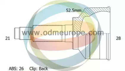 Шарнирный комплект, приводной вал ODM-MULTIPARTS 12-291989