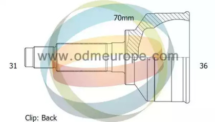 Шарнирный комплект, приводной вал ODM-MULTIPARTS 12-291990