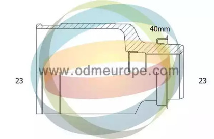 Шарнирный комплект, приводной вал ODM-MULTIPARTS 14-076904